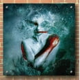 thumbnail image 3 of Epic Art '(Blooming) Protection' by Mario Sanchez Nevado, Acrylic Glass Wall Art, 36"x36", 3 of 7
