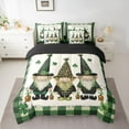 thumbnail image 2 of Feelyou Gnome Twin Bedding Sets 7pcs, Western St. Patrick's Day Bedding Comforter Set, 2 of 8