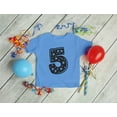 thumbnail image 3 of Tstars - Five Years Old Birthday Gift Idea - I'm 5 Superstar Kids T-Shirt 2T Green, 3 of 5