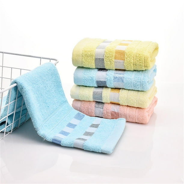 Toalla de algodón engrosada - Toalla facial suave y absorbente de 32 cm para viajes, acampadas, gimnasio y deportes