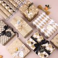 thumbnail image 5 of Classical Geometric Gift Wrapping Paper for Men Women, 10 Pieces Folded Flat Triangles Pattern Wrap Paper for Birthday Christmas Graduations, 5 of 5