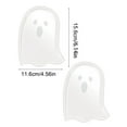 thumbnail image 3 of Zawou Halloween Party Decorative 2pc Ceramic Dessert and Jewelry Serving Trays, Cute Bat, Pumpkin, and Ghost Themed Plates for Candy, Snacks, and Table Display, 3 of 6