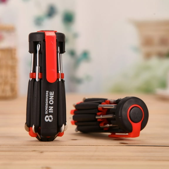 GOOHOCHY Mini Gadgets Repair Tools Multifunction Mini Precision Pen Screw Driver Screwdriver Set Repair Tools Kit with LED Light