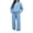 Blue, variant on Zynoxe Womens Sweatsuits 2 Piece Set Long Sleeve Hooded Sweatshirt & Elastic Drawstring Waist Sweat Pants Suit Versatile Solid Color Tracksuit Set Lightweight Suit Set with Pockets Navy 2XL