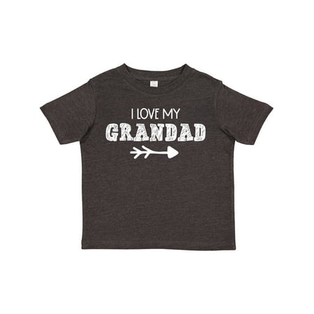 

Inktastic I Love My Grandad with Arrow Gift Toddler Boy or Toddler Girl T-Shirt