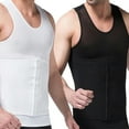 thumbnail image 3 of Mens Compression Slimming Shirt with Slimming Belt, 3 of 3