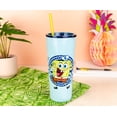 thumbnail image 4 of Nickelodeon Spongebob Squarepants 22-Ounce Stainless Steel Tumbler With Lid, 4 of 7
