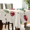 thumbnail image 5 of Yayeee Tablecloths 54" x 72" Rectangle Wrinkle Resistant Party Table Cover, Beige Cherry, 5 of 8