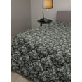 thumbnail image 2 of Eucalyptus Down Alternative Comforter, Overview Graphic Image of Leaf Motifs and Flowers Flourishing on Plain Backdrop, Microfiber Quilt for All Season, 5 Sizes, Multicolor, by Ambesonne, 2 of 3