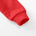 thumbnail image 7 of DJDLJWCJ Boys Long Sleeve Sweatshirt Solid Color Crewneck Pullover Boys Stretch Soft Lightweight Sweatshirts Red Size 11, 7 of 7
