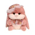thumbnail image 2 of Conejo de dibujos animados de 25cm con sombrero de encaje Floral, peluche suave con forma de conejo, regalo para dormir, 2 of 4