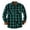 Green, variant on Geeksport Mens Shirts Button Down Regular Fit Long Sleeve Plaid Flannel Casual Shirts
