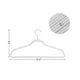 thumbnail image 5 of Perchas de terciopelo SONGMICS, paquete de 30 unidades, antideslizantes, blancas, UCRF026W30, 5 of 8