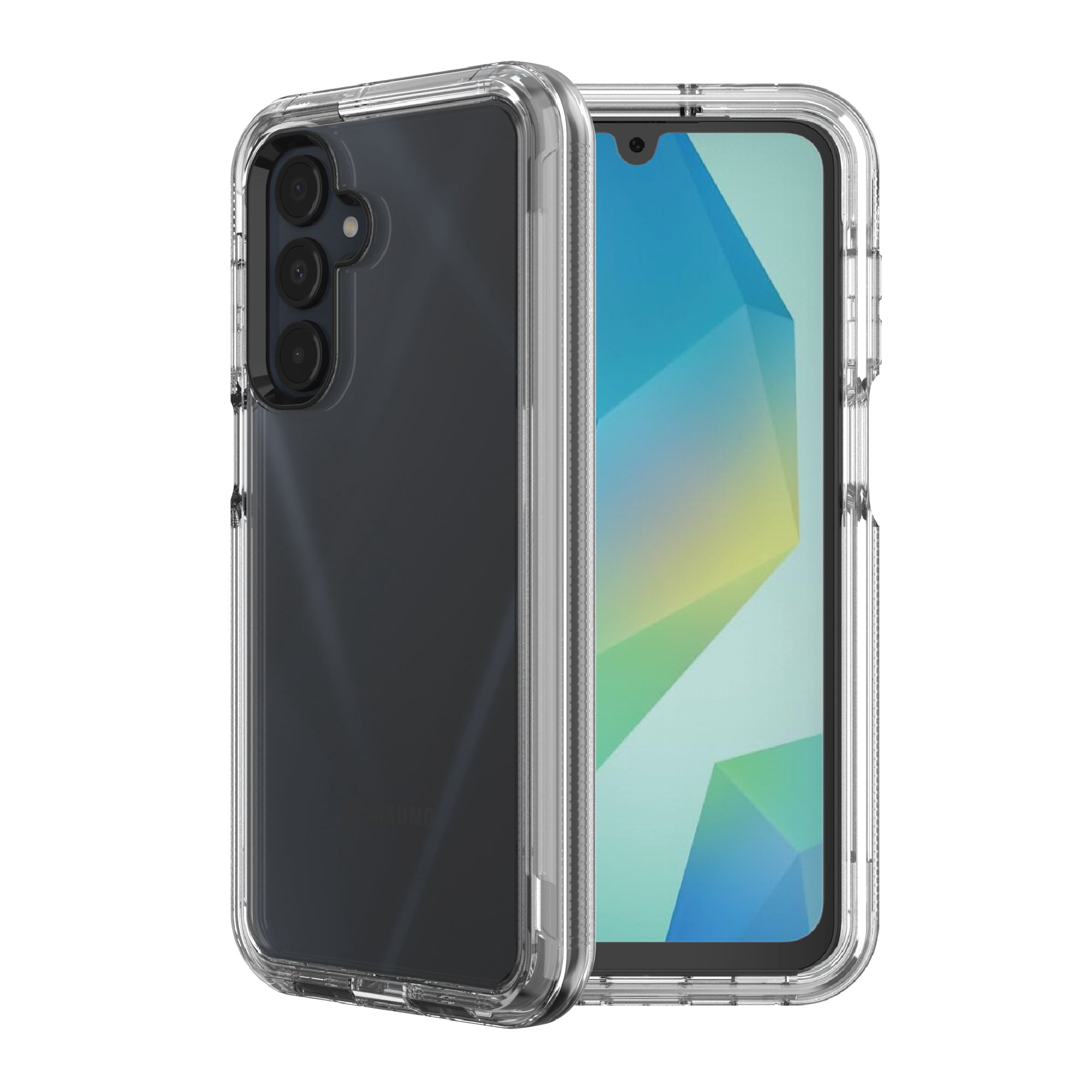 onn Rugged Phone Case for Samsung Galaxy A16 5G - Clear