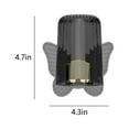 thumbnail image 3 of Fiudx Ofertas Flash Del Día Cepillos De Dientes Montados En La Pared Para Baño, Cepillado De Dientes Autoadhesivo, Fácil De Limpiar, organizador De Almacenamiento Multifuncional Para Cepillos De Dien, 3 of 7