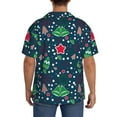 thumbnail image 3 of Kdxio Men'S Hawaiian Shirt For Men Short Sleeve Shirt Christmas Summer Casual Holiday Beach Button Down T-Shirts, 3 of 5