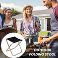 thumbnail image 4 of LJNYFDC Portable Outdoor Chair High Stability Folding Chair Waterproof Strong Load Bearing Compact Portable Collapsible Stool, 4 of 7