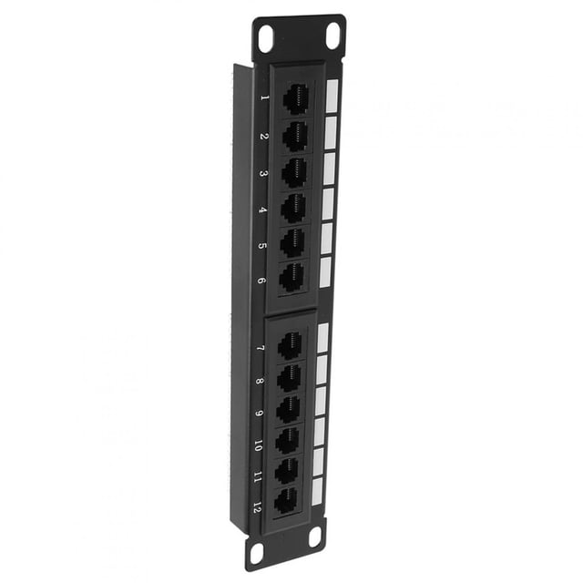 Screw Plastic CAT6A Cable Rack, 12Port Cable Rack, For Home Ethernet Connections