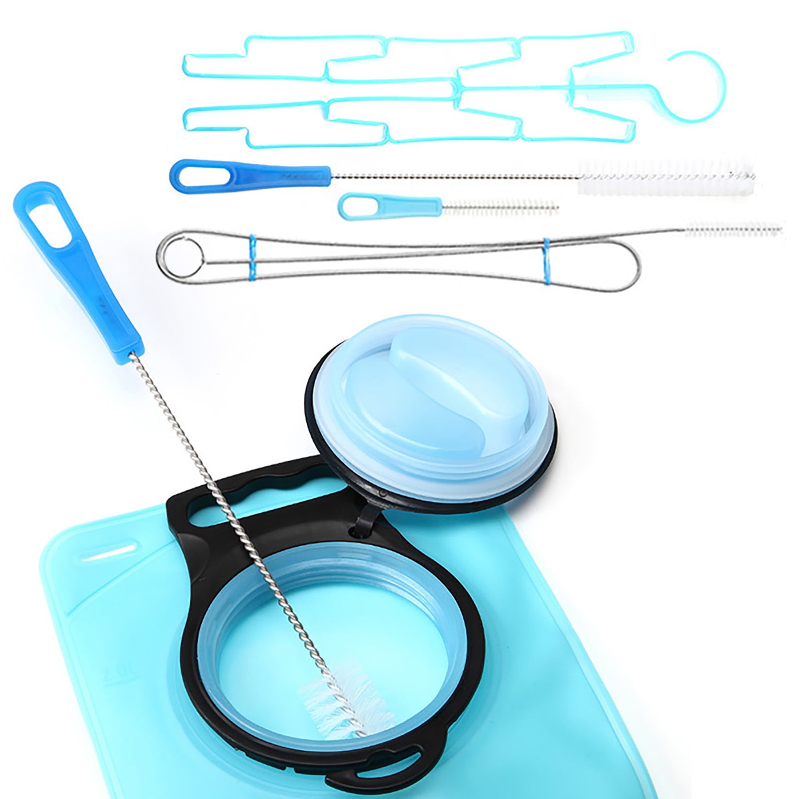 SPRING PARK 4Pcs/Set Water Bladder Cleaning Kit Cleaning Brush Pack