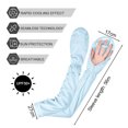 thumbnail image 3 of Manguito de tatuaje, protector solar falso, manga de brazo, guantes elásticos suaves para ciclismo, TS-159, tamaño medio,, 3 of 5