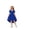 Royal Blue, variant on Arshiner Girls Summer Dress Puff Sleeve High Low Swing Cassual Formal Dresses with Pocket