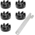 thumbnail image 1 of Rubber Coupler Gear Clutch Replacement Parts, 5-Piece Set with Removal Tool for KitchenAid Mixer 9704230, 1 of 5