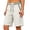 Beige, variant on Women's Cotton Linen Casual Shorts High Waisted Drawstring Elastic Waistband Straight Leg Lounge Shorts
