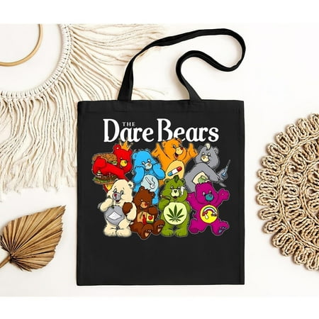 vintage Care Bears Tote Bag-TH4657