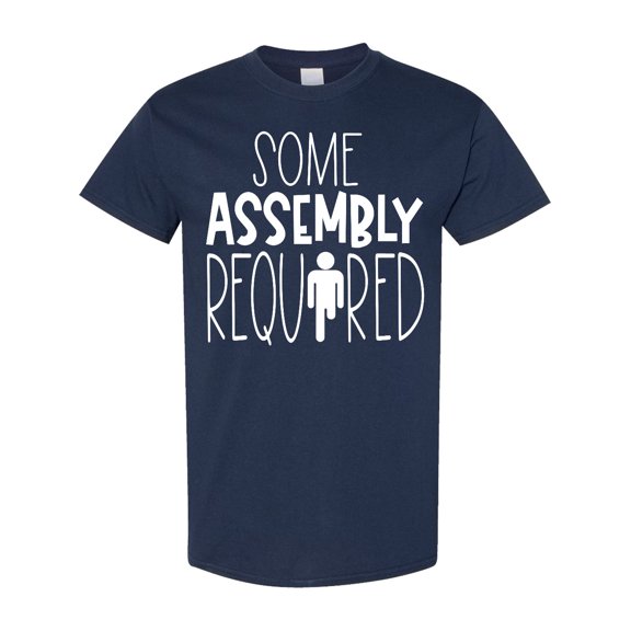 Inktastic Some Assembly Required Left Leg Amputee T-Shirt