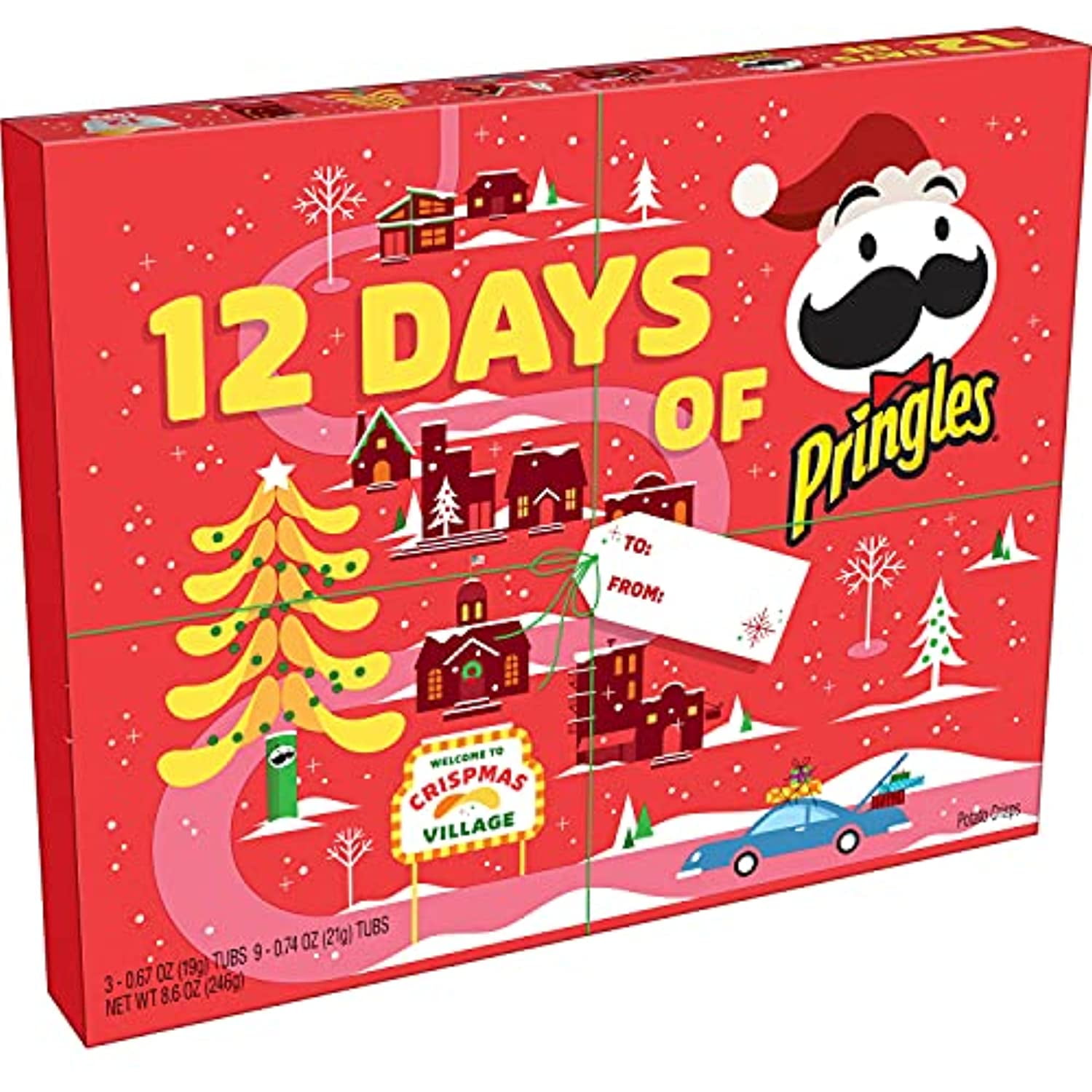 Pringles Potato Crisps Chips, Holiday Snacks, Advent Calendar, Variety Pack, 8.6Oz Box (12 Cups) - Walmart.com Pringles Potato Crisps Chips, Holiday Snacks, Advent Calendar, Variety Pack, 8.6Oz Box (12 Cups) - Walmart.com