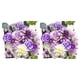 thumbnail image 3 of Flores artificiales Matsuzay con ramos elegantes de seda bajo mantenimiento 23nuevo estilo LH014 2Conjunto, 3 of 6
