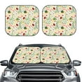thumbnail image 2 of Sikiie Ladybug And Wild Flowers Print Foldable Car Windshield Sun Visor, Car Window Sunshade Suitable for Sedan, SUV and Truck Car Accessories-Medium, 2 of 6