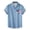 2-Blue, variant on Telankuip Mens Independence Day Shirts July 4th USA 250th Anniversary Printed Button down Short Sleeve Shirt Summer Thin Cozy Breathable Patriots Casual Top 7-Blue XL