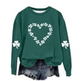 thumbnail image 5 of Kids St Patrick Sweatshirts Long Sleeve Crew Neck Festival Print Pullover Tops Casual Loose Holiday Outfits (2-3Years, Green), 5 of 5
