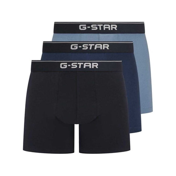 G-Star Caleçons Boxeurs Unis pour Hommes (Lot de 3)