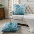 thumbnail image 2 of Home Soft Things Crushed Velvet 2 Piece Throw Pillow Cover Set - Storm Blue - 26" x 26", 2 of 7