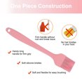 thumbnail image 3 of 2pcs Silicone Grill Basting Brushes Oil Butter Marinades Heat Resistant for Baking Cooking Barbecue Pink, 3 of 7