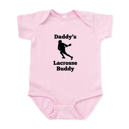 

CafePress - Daddys Lacrosse Buddy Body Suit - Baby Light Bodysuit Size Newborn - 24 Months