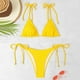 thumbnail image 3 of WILLBEST Traje de Baño de Dos Piezas para Mujer, Traje de Baño de Tiras con Lazo, Traje de Baño Sexy de Triángulo, conjuntos de Bikini Superior, Traje de Baño, 3 of 7