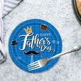 thumbnail image 5 of Kcavykas Father's Day for Parties 144 Pcs Disposable for Party Father's Day Plates Tablecloth Streamer Cups Knives Spoons Fork for Birthday of Fatherï¼16pc 7in Platesï¼, 5 of 5