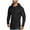 Black, variant on Wyobmus Mens Casual Athletic Hoodies Sport Sweatshirt Solid Color Pullover Long Sleeve Active Hooded T-Shirt Tops Black