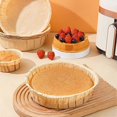 thumbnail image 3 of 10pcs Paper Baking Pan Disposable Cake Pans Heat Resistance Paper Baking Cake Pans, 3 of 4