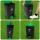 thumbnail image 4 of Bote de basura para excrementos de perro Uppcasir de 20 litros y 5 galones con tapa y 100 bolsas, 4 of 7