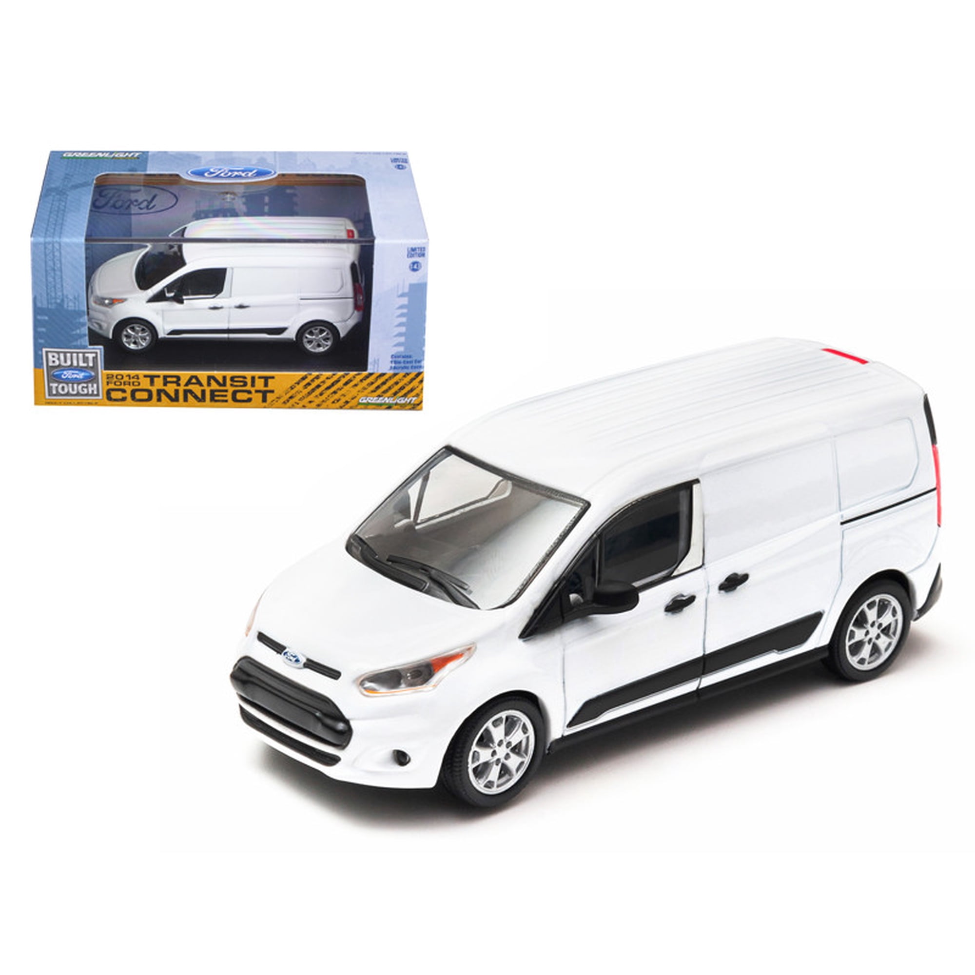 2014 Ford Transit Connect (V408) Van White 1/43 Die Cast Model by Greenlight
