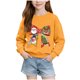 thumbnail image 2 of Sudadera sin capucha para niños, con estampado navideño, cuello redondo, manga larga, forro polar, para niños de talla mediana a grande, blusa de poliéster para niños., 2 of 6