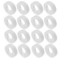 thumbnail image 6 of TEHAUX Round Keyhole White Round for Frame Accessories 50Pcs 1.90X1.90X0.70In, 6 of 8