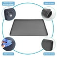 thumbnail image 4 of Washable Silicone Small Fridge Mats 23.62x23.62in with Protective and Nonslip Design Heat Resistant Silicone Pad for Home, 4 of 13