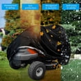 thumbnail image 4 of HOMEYA Riding Lawn Mower Tractor Cover Waterproof UV Protector Heavy Duty Fits Decks up to 72"x54'' Storage Cover, Black, 4 of 8