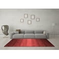 thumbnail image 3 of Ahgly Company Indoor Rectangle Abstract Red Contemporary Area Rugs, 5' x 7', 3 of 4