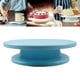 thumbnail image 4 of giratorio para tartas, soporte antideslizante para tartas, giratorio para decoración de tartas, de cocina, herramienta para hornear Azul Macarena tocadiscos para decorar pasteles, 4 of 7